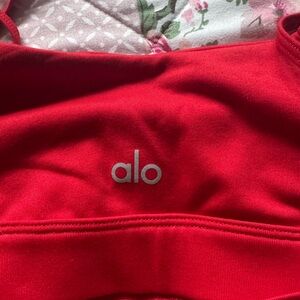 ALO Yoga Scarlet Activewear Top